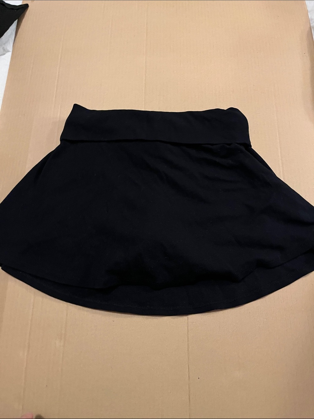 No Boundaries Black Circle Skater Mini Skirt